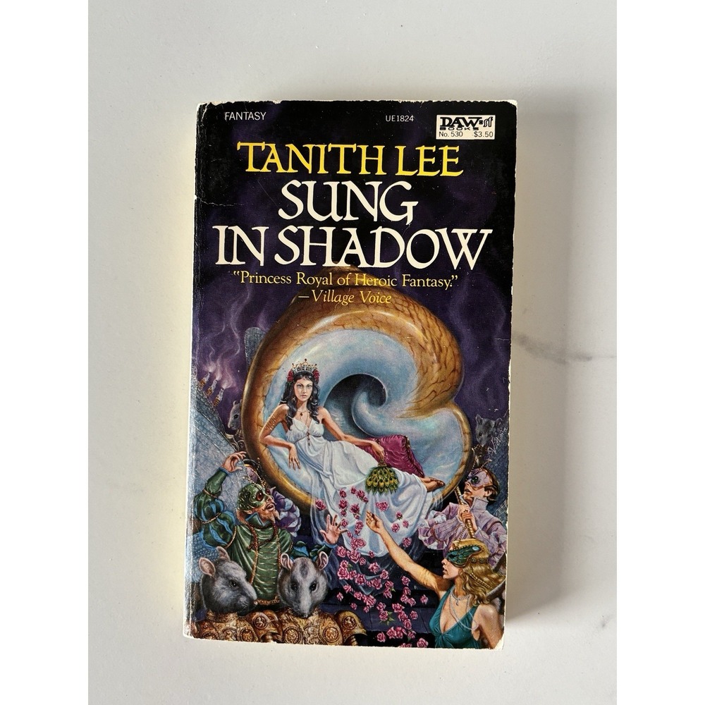 Sung in Shadow Tanith Lee DAW No 530 PB 1983 1st Print cover art Victoria Poyser